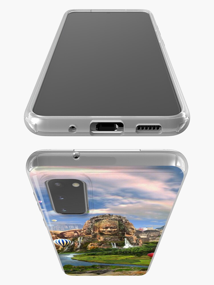 Thumbnail 3 of 4, Samsung Galaxy Phone Case, Valley Of The Temples - spiritual, peaceful temple art coexist designed and sold by EPMattson.