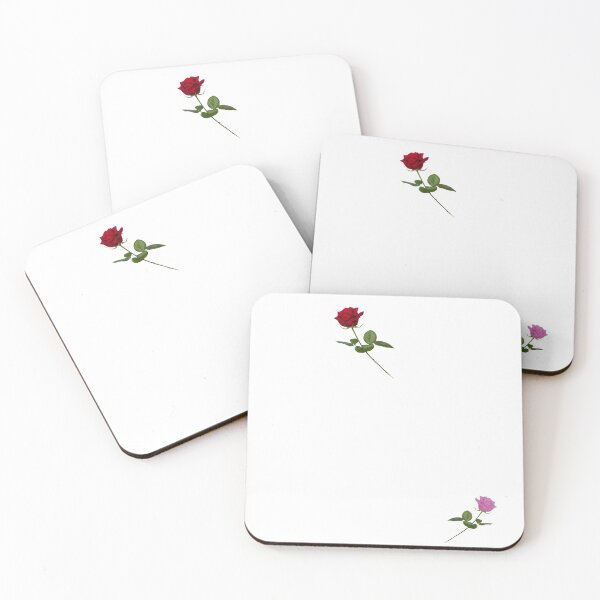 Item preview, Two Roses. White background designed and sold by MindTravel.