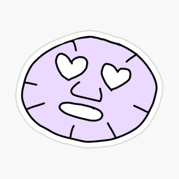 face mask" Sticker for by flinning | Redbubble