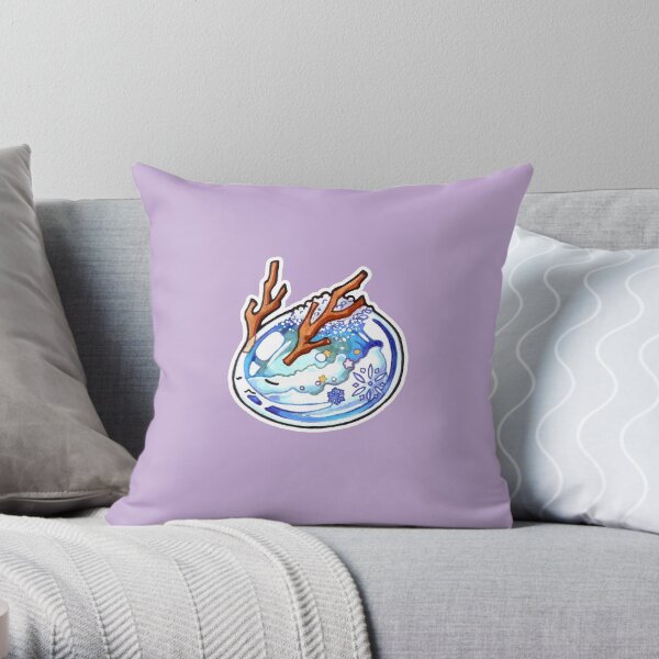 Winter Bunny Throw Pillow