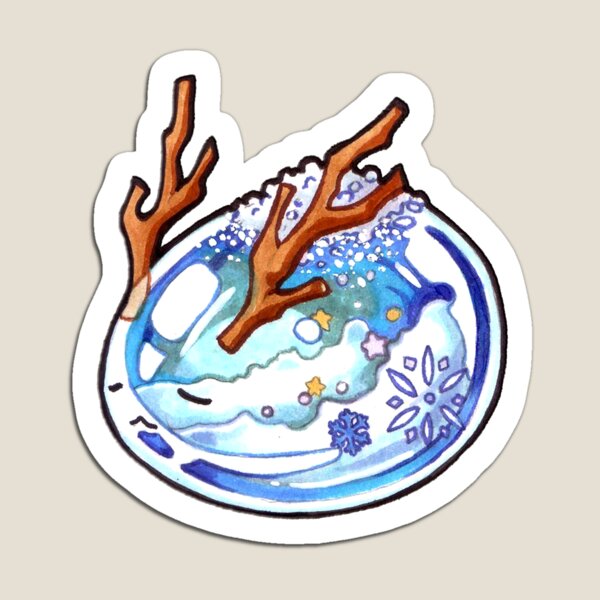 Winter Bunny Magnet