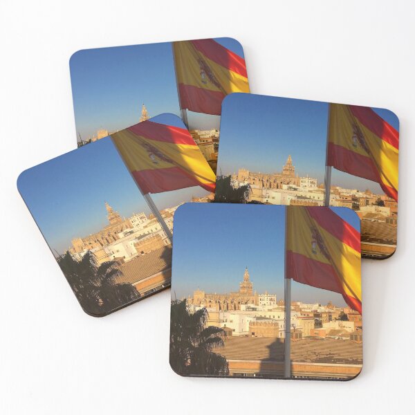 Item preview, Spain Flag over Sevilla designed and sold by money33fuller.