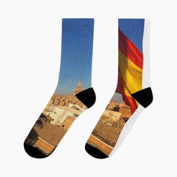 Item preview, Spain Flag over Sevilla designed and sold by money33fuller.