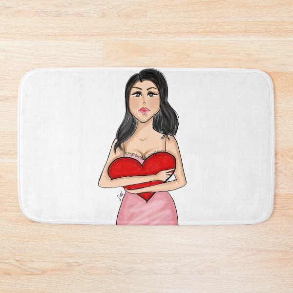 Item preview, Ilustración de moda de San Valentín (un corazón rojo con amor) designed and sold by SMillustrations.