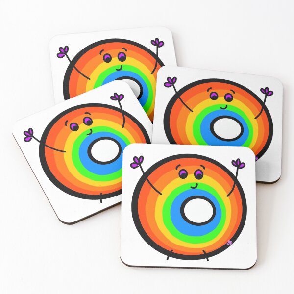 Item preview,  Rainbow Donut designed and sold by InesJB.