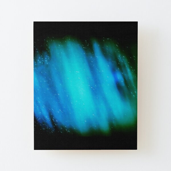 Aurora Lights Style Wood Mounted Print