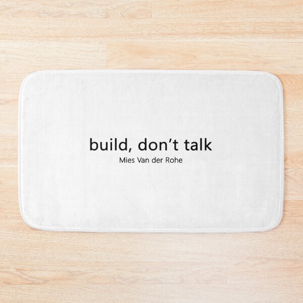 Item preview, build don't talk designed and sold by FunnyGrief.
