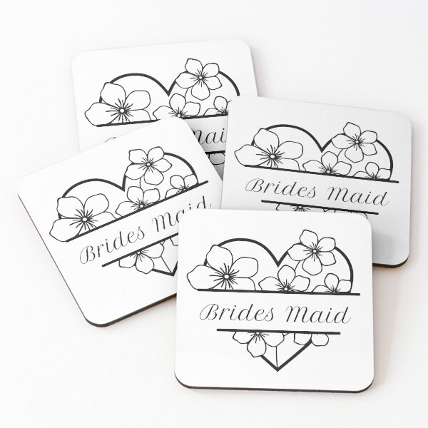 Item preview, Brides Maid Bachelorette Party Cute flower heart design designed and sold by HippyTees.