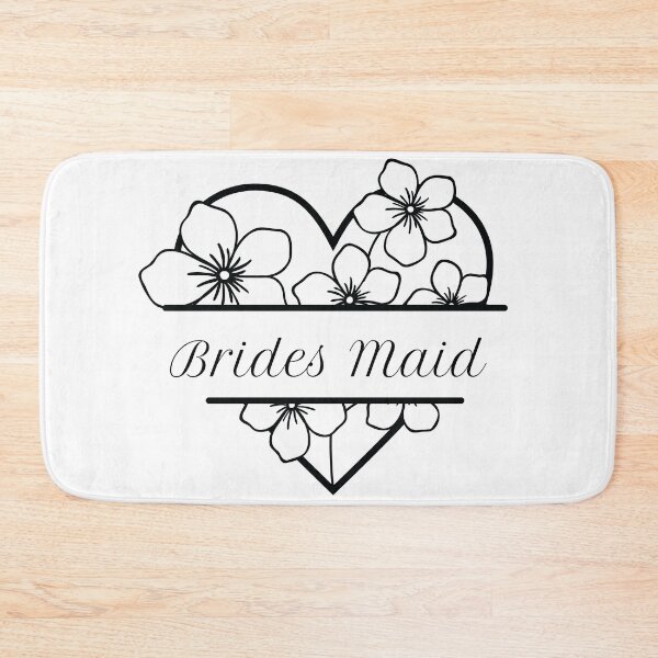 Item preview, Brides Maid Bachelorette Party Cute flower heart design designed and sold by HippyTees.