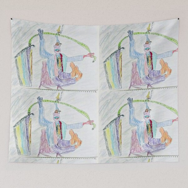 Item preview, Snake Trouser Holder, early 1970's drawing designed and sold by Stacey Lazarus.