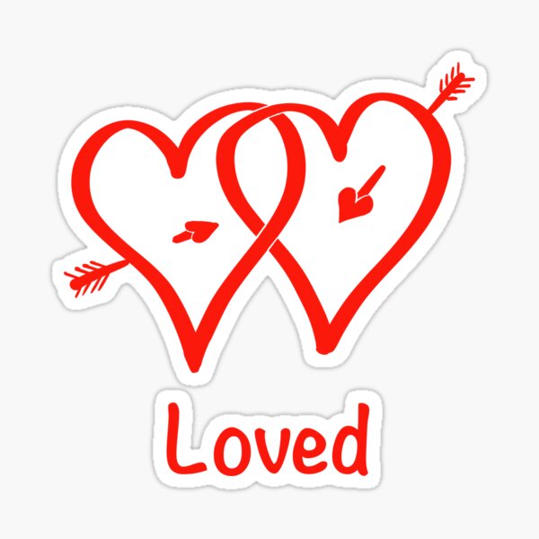 Loved Sticker