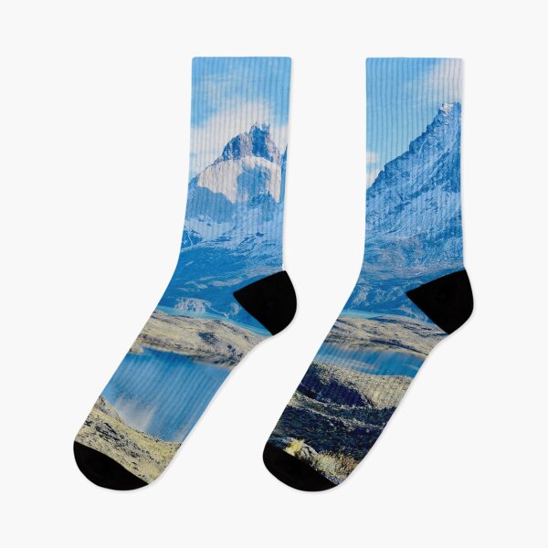 Item preview, Torres del Paine Park in Patagonia mountain range landscape designed and sold by vkirb.