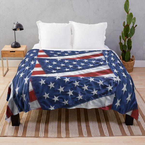 Item preview, RED, WHITE, BLUE AMERICANA BLUE BORDER JULY FLAG ART designed and sold by sharlesart.
