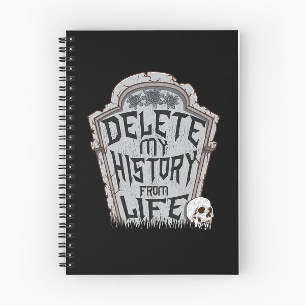 Item preview, Delete My History & Goodbye World Funny Death Quote designed and sold by Maria Garcia.