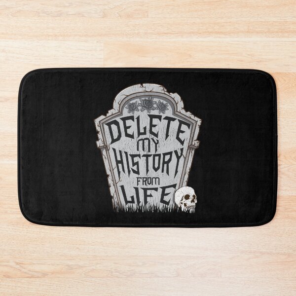 Item preview, Delete My History & Goodbye World Funny Death Quote designed and sold by Maria Garcia.
