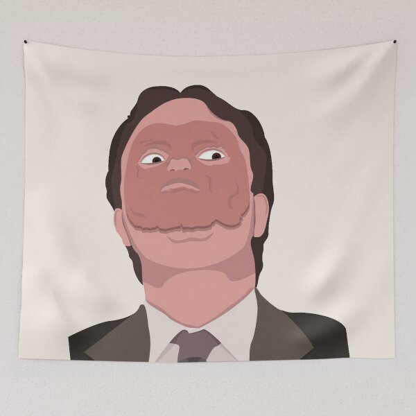 Item preview, Dwight Flesh Mask designed and sold by FanStickers-.
