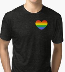 Gay Heart (B) Tri-blend T-Shirt