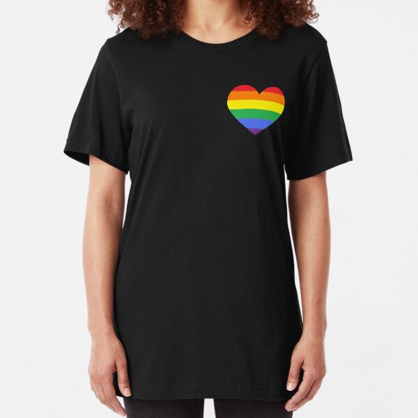 Gay Heart (B) Slim Fit T-Shirt