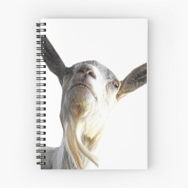 Item preview, funny alien goat face, smilling goat  designed and sold by Stephanie  Skeem.