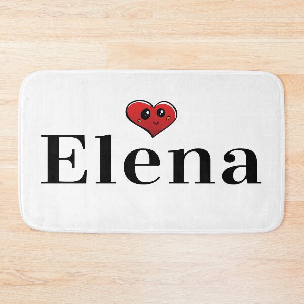 Item preview, Elena Cute Heart Name  Elena Meaning Shining Light  designed and sold by ProjectX23.