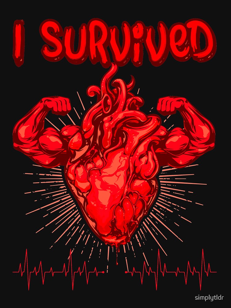 "Heart Attack Shirt Funny Heart Attack Survivor Novelty Gift" Tshirt