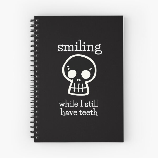 Item preview, Smile While You Can Cute Funny Sarcastic Happy Fun Introvert Awkward Geek Hipster Silly Inspirational Motivational Birthday Present designed and sold by EpsilonEridani.