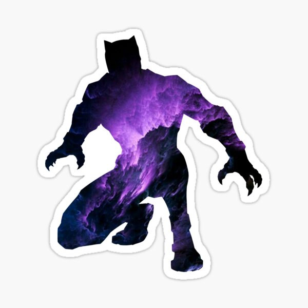 T'Challa Silhouette Sticker
