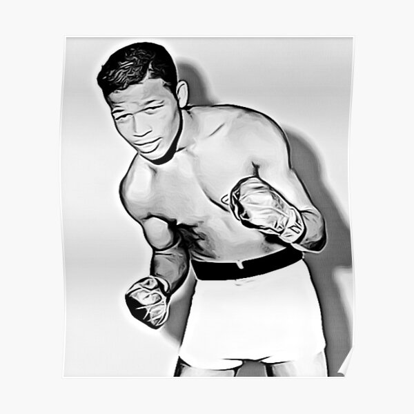 Le boxeur américain Sugar Ray Robinson de Rue des Archives