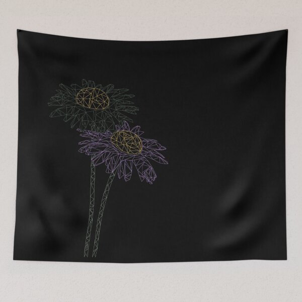 Item preview, Triangular Daisies designed and sold by Bizarre-Artist.