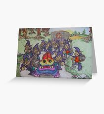 Nightgoblins and Stompers Greeting Card