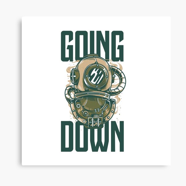 Going Down Canvas Print