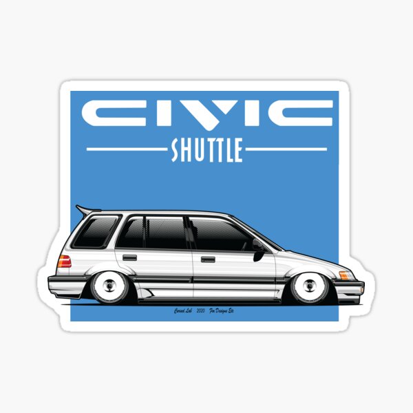Wagon Slammed Sticker