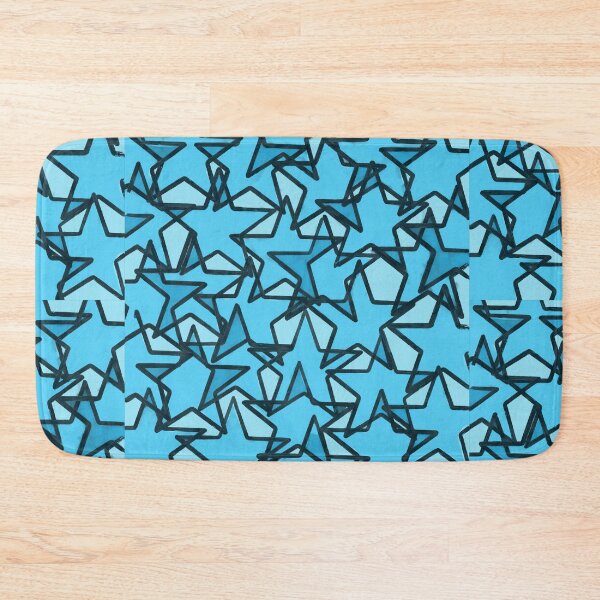 Item preview, Light blue stars designed and sold by OyeMoye.