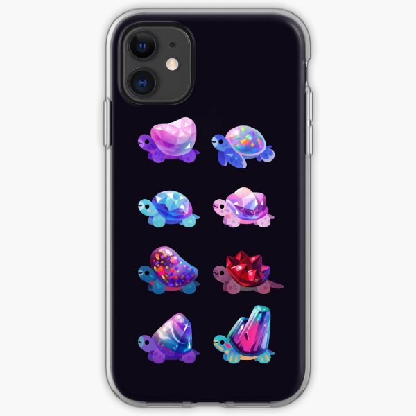 Jewel turtle iPhone Soft Case