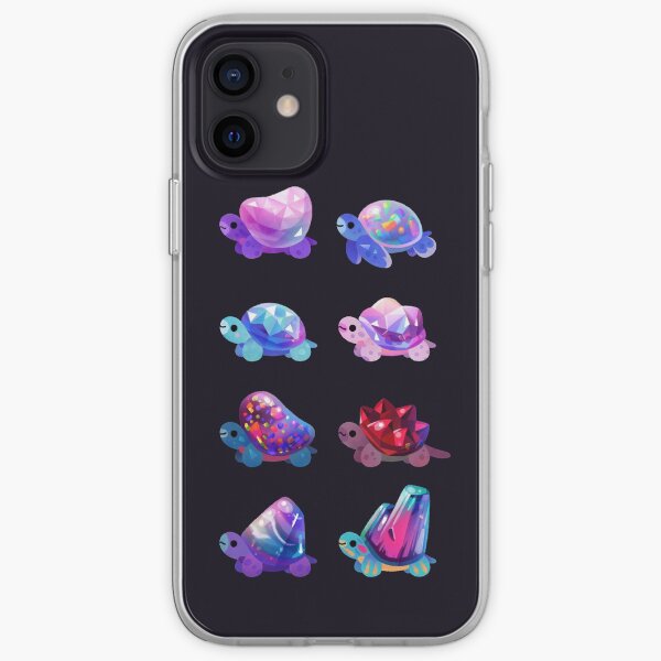 Jewel turtle iPhone Soft Case