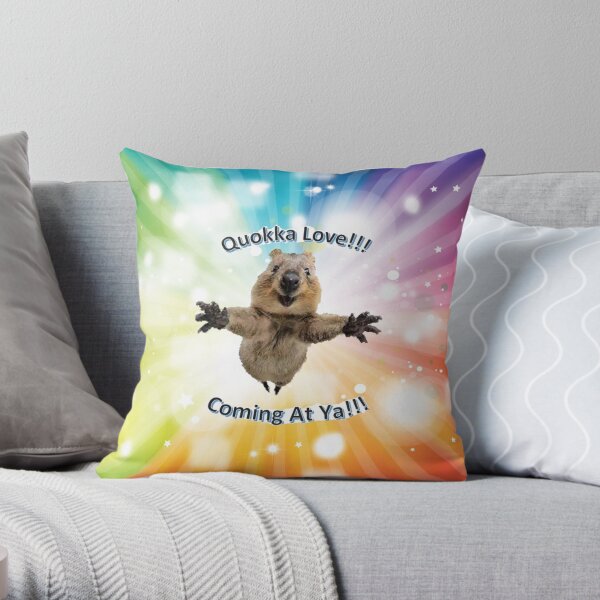 Quokka Love Es ist für alle !!! Dekokissen