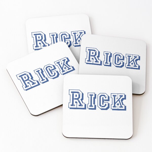Rick T-Shirt Coasters (Set of 4)