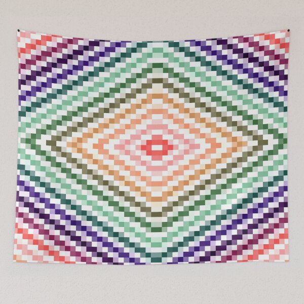 Item preview, Jewel Tone Rainbow Digital Diamond Mosaic designed and sold by 2sweetsDesign.