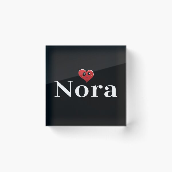 Item preview, Nora Cute Heart My Name Is Nora! Meaning Light  designed and sold by ProjectX23.