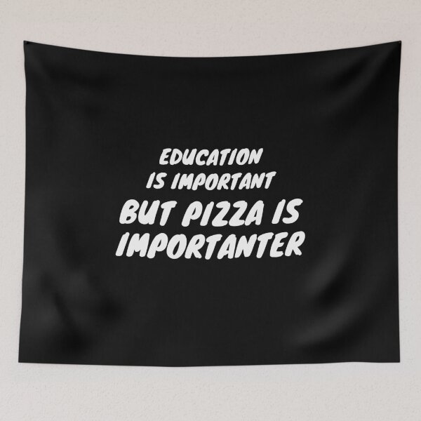 Item preview, Pizza Important Food Cute Funny Gift Sarcastic Happy Fun Introvert Awkward Geek Hipster Silly Inspirational Motivational Birthday Present designed and sold by EpsilonEridani.