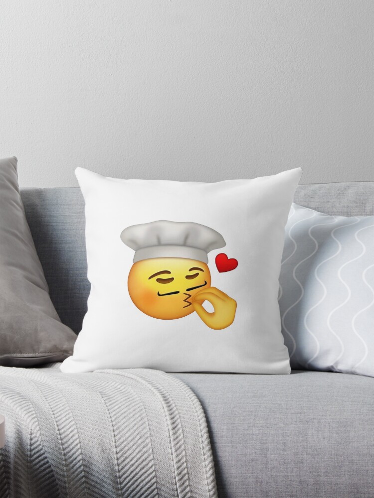 Kiss emoji pillow best sale