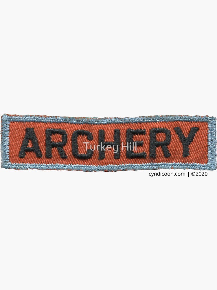 Thumbnail 3 of 3, Sticker, Archery Patch designed and sold by Turkey Hill.