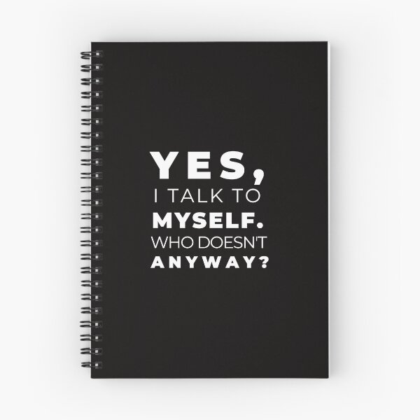 Item preview, Talk to Myself  Introvert Awkward Relax Cute Funny Sarcastic Happy Fun Inspirational Gift designed and sold by EpsilonEridani.