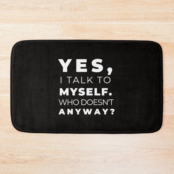 Item preview, Talk to Myself  Introvert Awkward Relax Cute Funny Sarcastic Happy Fun Inspirational Gift designed and sold by EpsilonEridani.