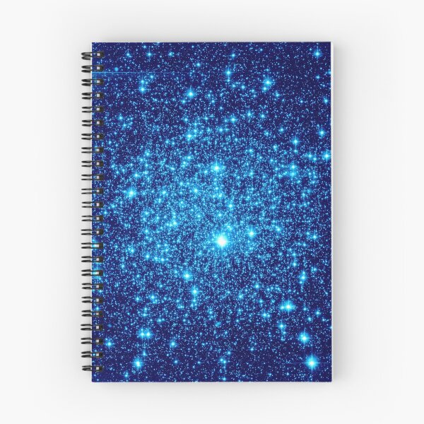 Aperçu de l'œuvre Étoiles scintillantes de galaxie bleu vif créée et vendue par 2sweetsDesign.