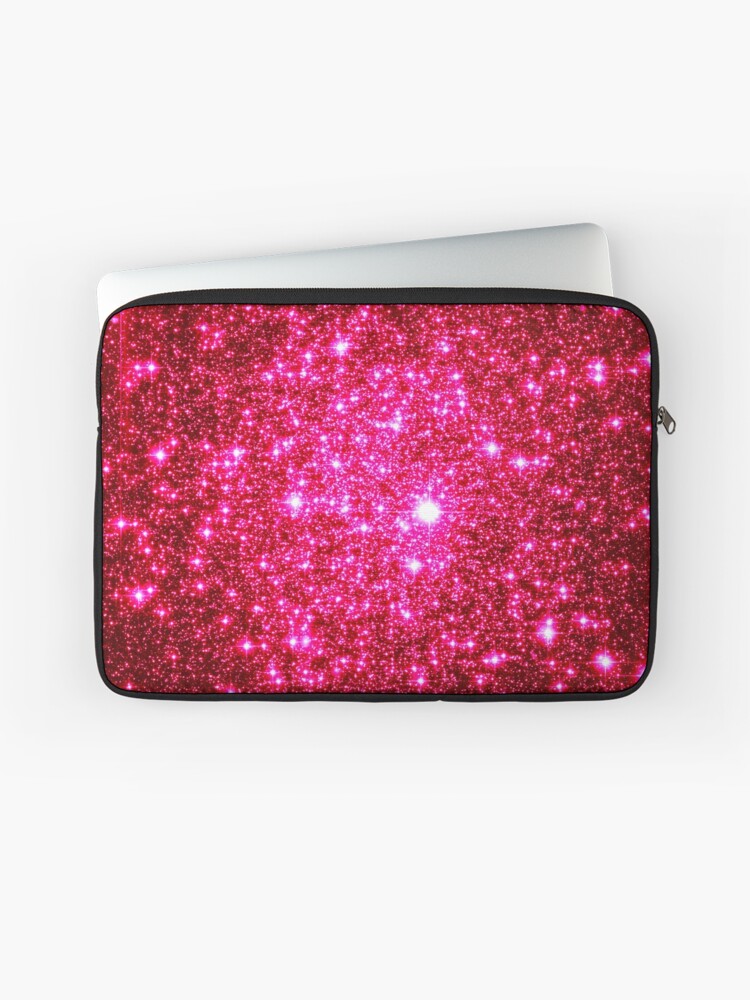 Galaxy Sparkle Stars Hot Pink