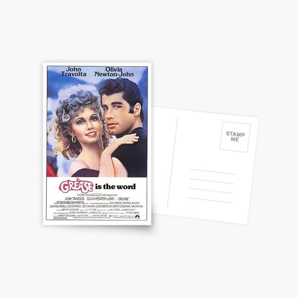 Grease Poster Postcard