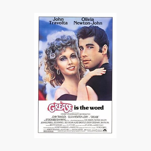 Grease Poster Photographic Print