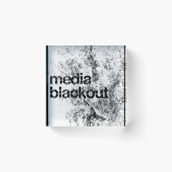 Artikelvorschau, Medien-Blackout entworfen und verkauft von the-type-store.