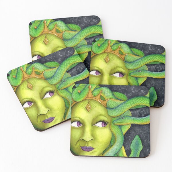 Item preview, A Gorgon and her Snakes designed and sold by dinosaurceress.